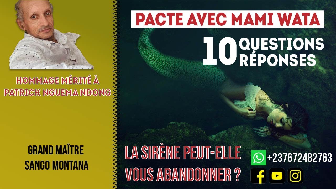 Pacte avec Mami Wata / La sirène peut-elle vous lâcher? / Hommage à Patrick Nguema Ndong