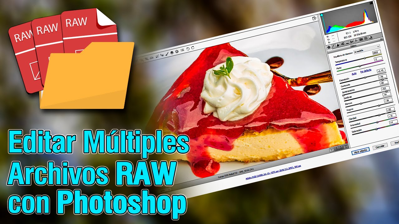 Editar varios archivos / fotografías RAW a la vez con Photoshop