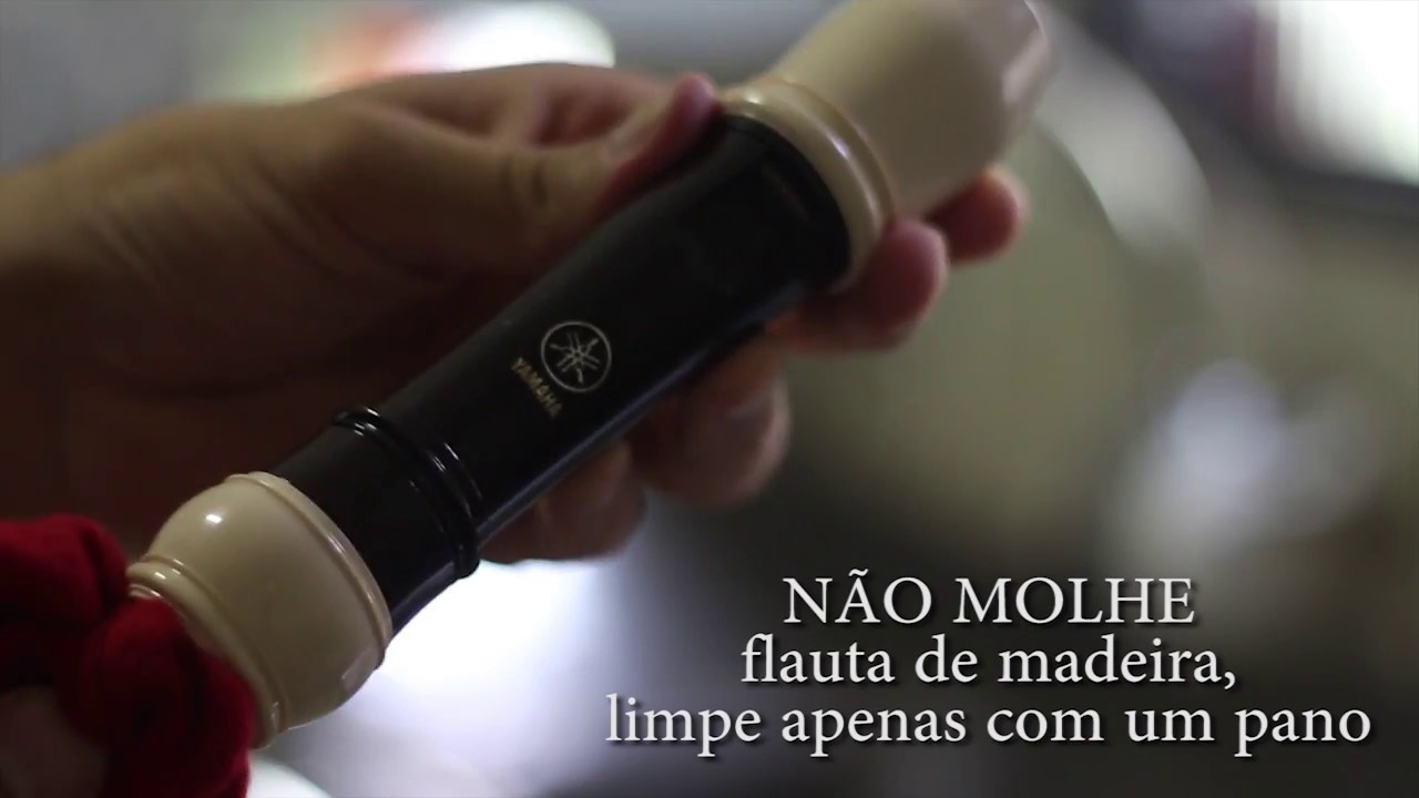 Higienização da flauta doce (e mais alguns detalhes)