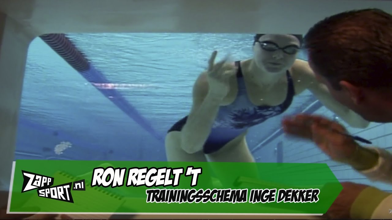 Ron Regelt 't: Trainingsschema Inge Dekker | ZAPPSPORT