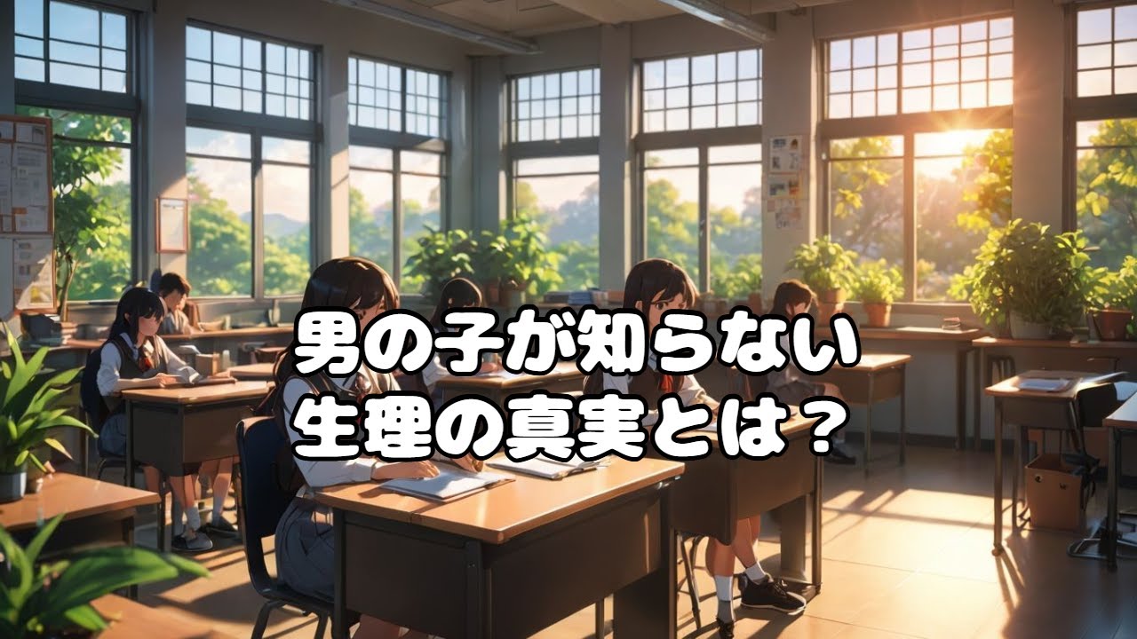 男の子が知らない生理の秘密って？