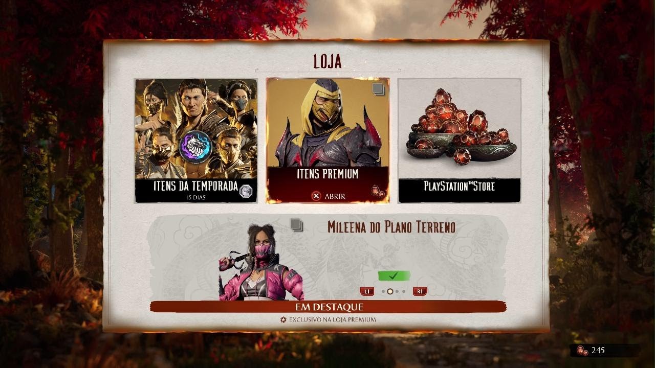 Mortal Kombat 1 atualização da loja premium diária fraquissimo