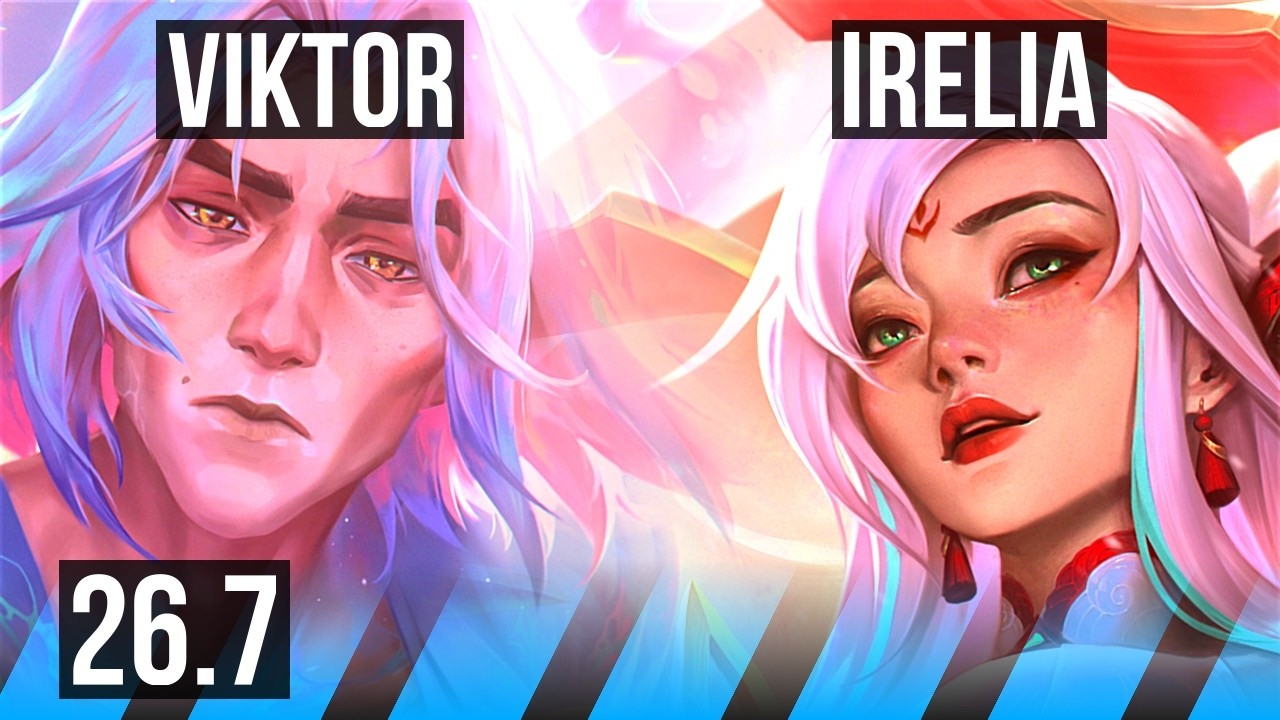 VIKTOR vs IRELIA (MID) | EUNE Challenger | 26.7