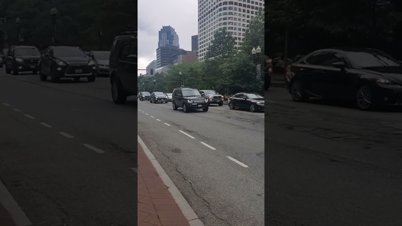 Boston rush hour traffic