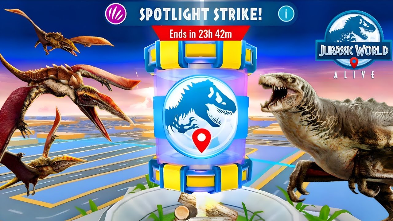 SPOTLIGHT STRIKE!!! 35 Level MUTADON + MONKEYONDACTYLUS | INSTANT PVP BATTLE || Jurassic world alive