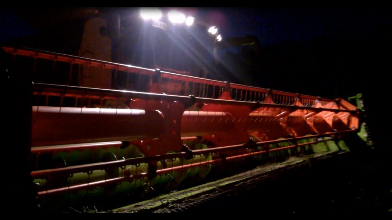 ★Żniwa 2017㋡Akcja Rzepak㋡4x Claas Lexion★ (Nocny dźwięk silnika HD)