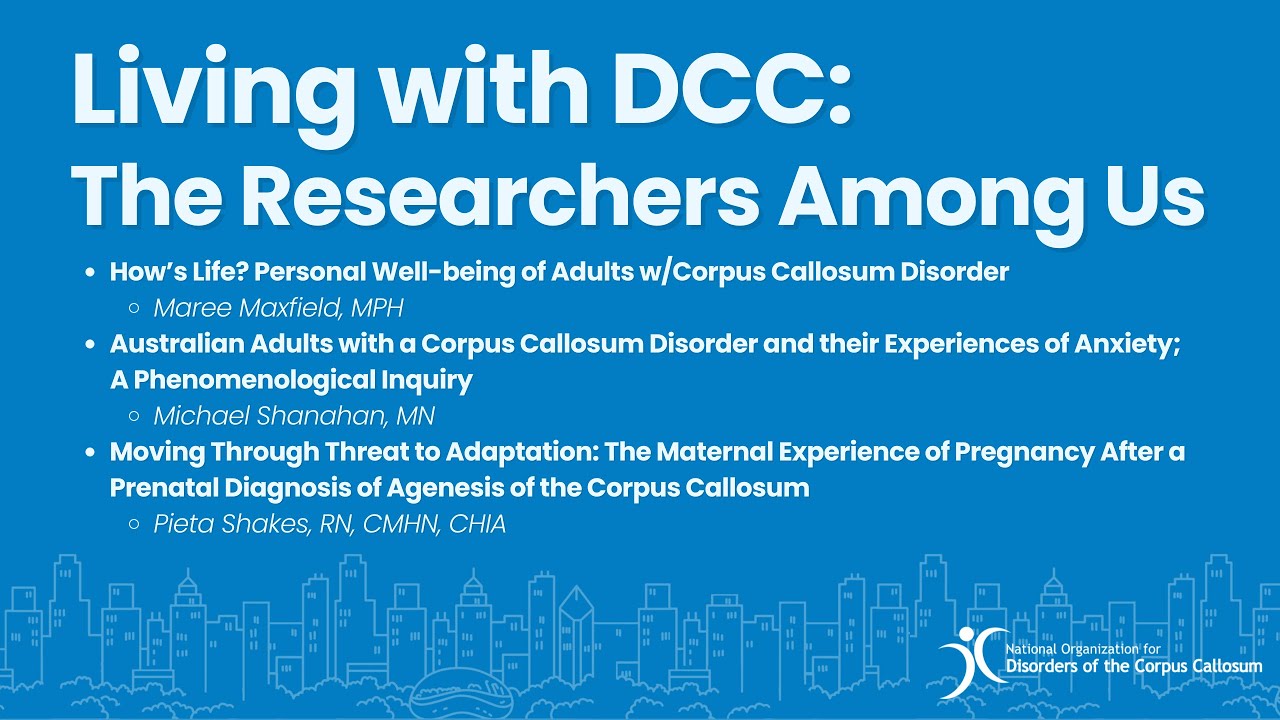 Living with DCC: The Researchers Among Us - Pieta Shakes, Michael Shanahan, Maree Maxfield