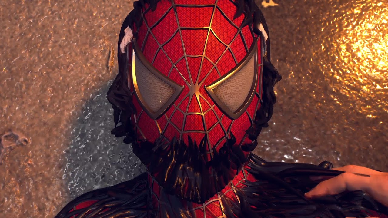 Питер получает сцену перевоплощения в чёрный костюм Рэйми — Marvel's Spider-Man 2