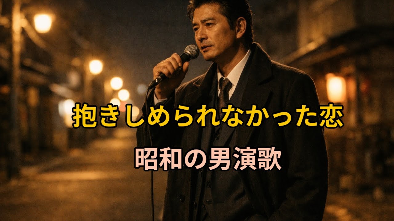 抱きしめられなかった恋を歌う｜昭和の男演歌