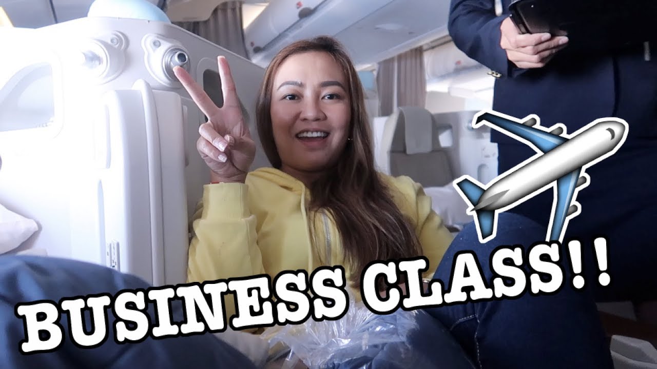 FIRST TIME SA BUSINESS CLASS! - anneclutzVLOGS