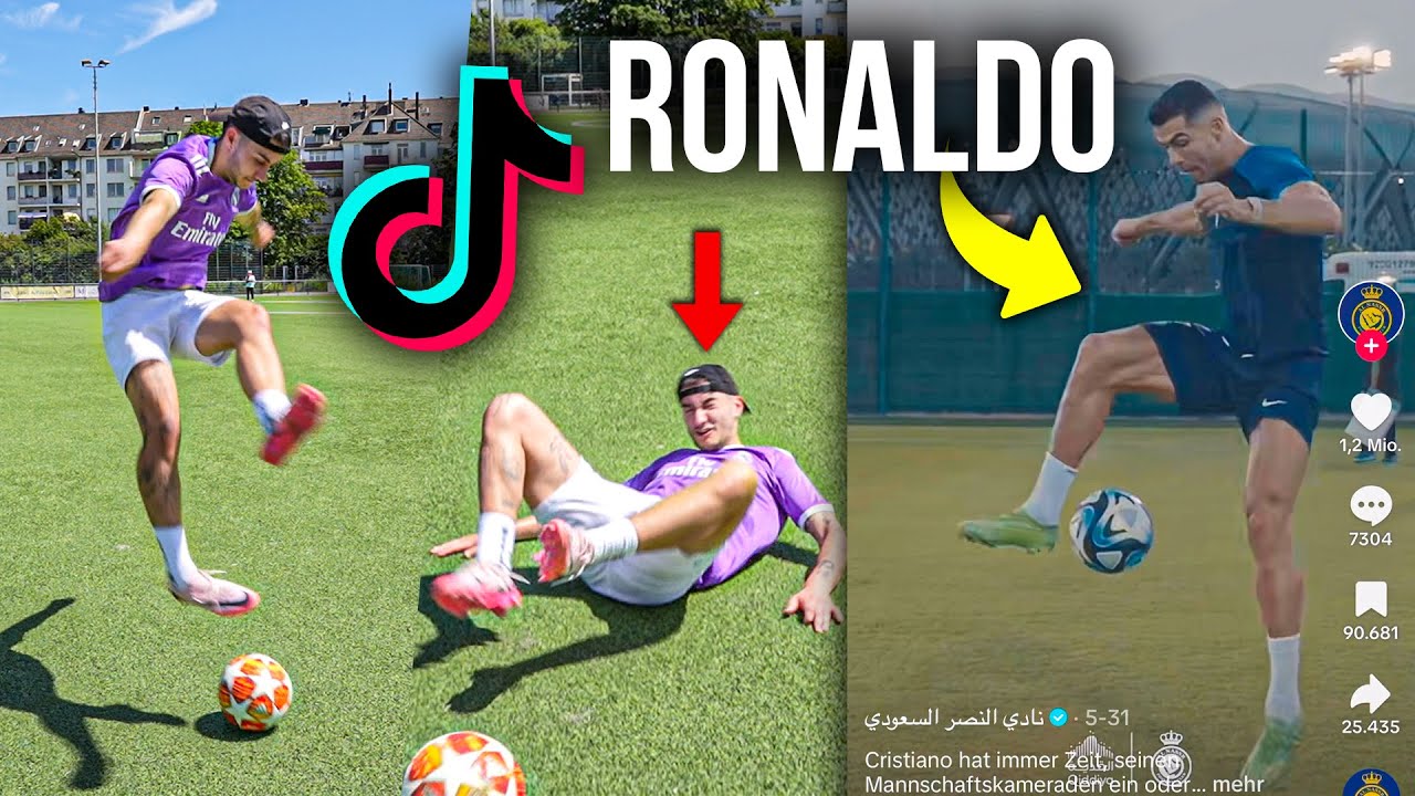 WIR STELLEN VIRALE FUßBALL TIKTOKS NACH! *Ronaldo, Müller...*