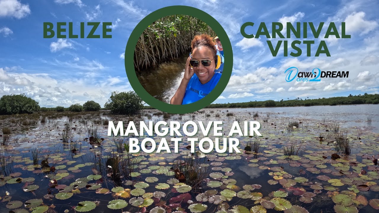 Carnival Vista Belize Mangrove Airboat Garifuna Excursion DawnDares2Dream