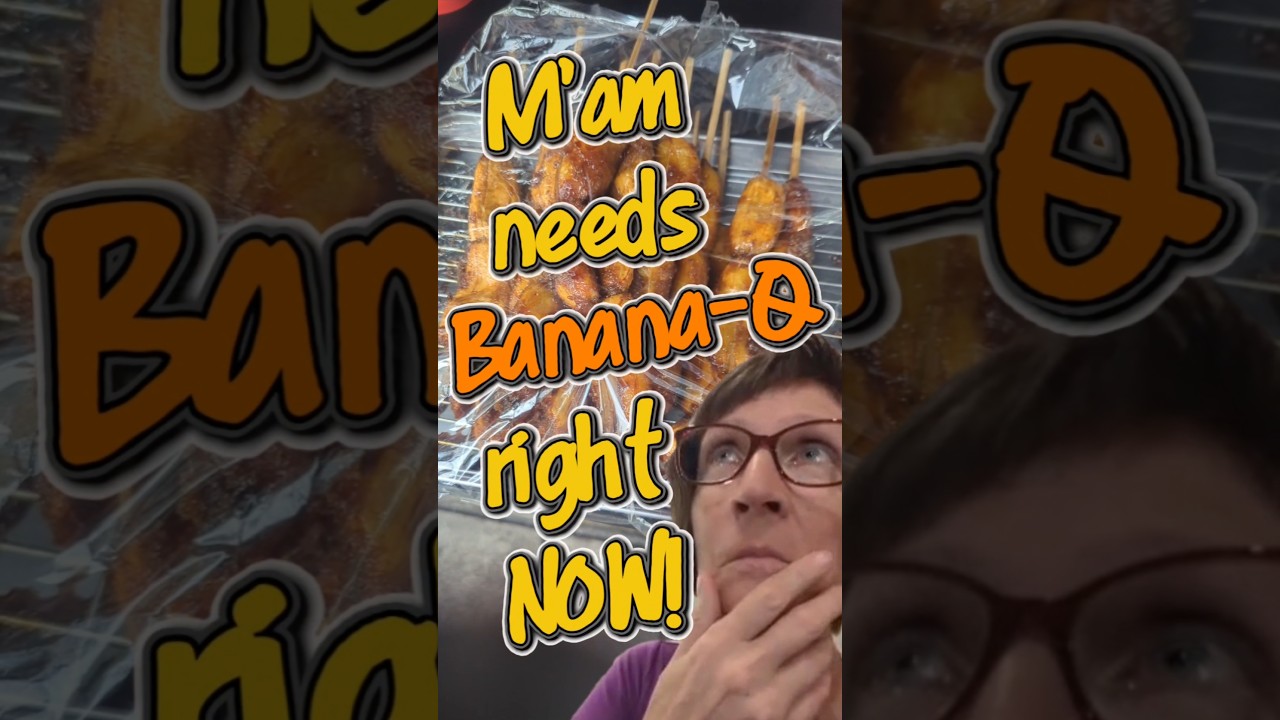 Моей жене СРОЧНО НУЖЕН BANANA-Q! 😉 #филиппины #уличнаяеда #комедиядляпары #путешествия #видеоблог...