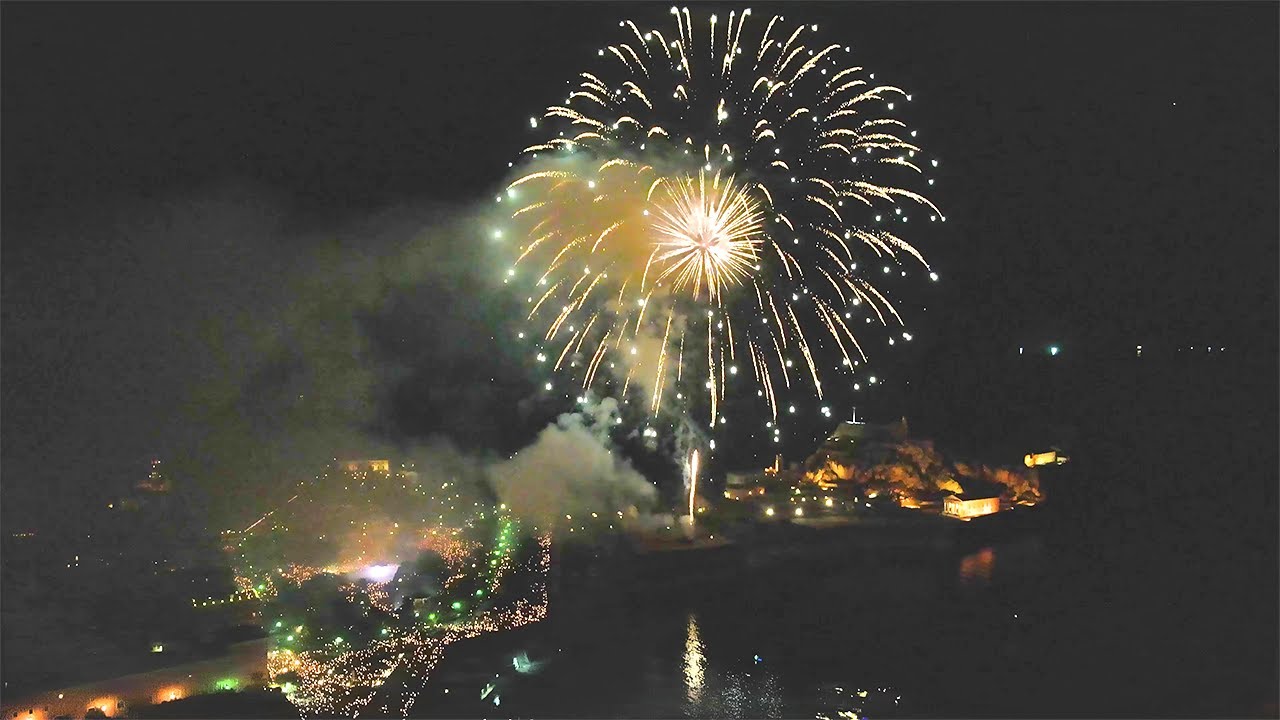 Corfu Easter (Πάσχα) 2022 - Resurrection and Fireworks