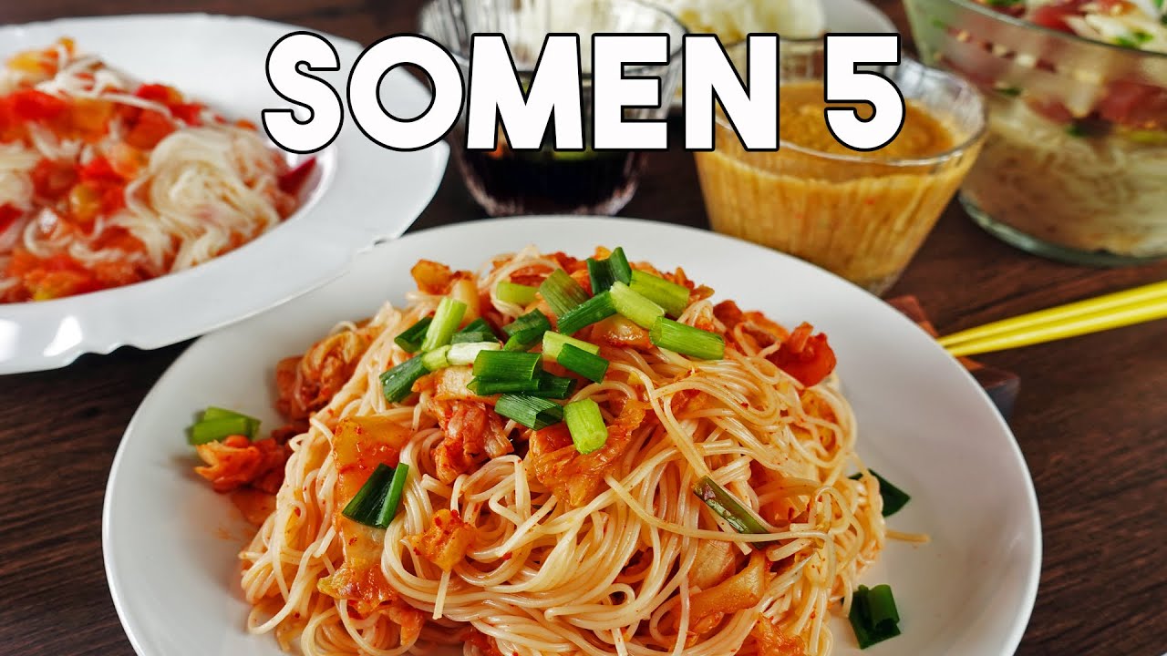 How to Make JAPANESE Somen NOODLES 5 Ways