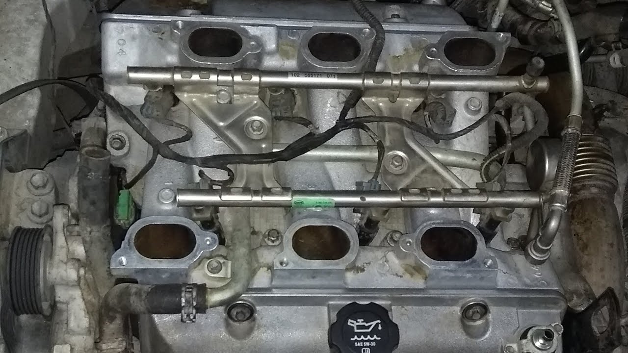Chevrolet GM 3.4 empaques de admisión punterías (3)