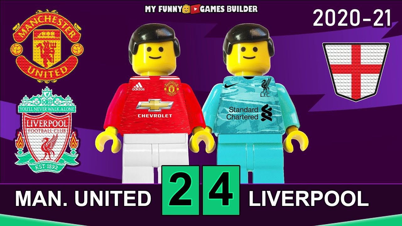Manchester United vs Liverpool 2-4 &bull; 2020/21 &bull; All Goals Full Highlights Lego Football Film