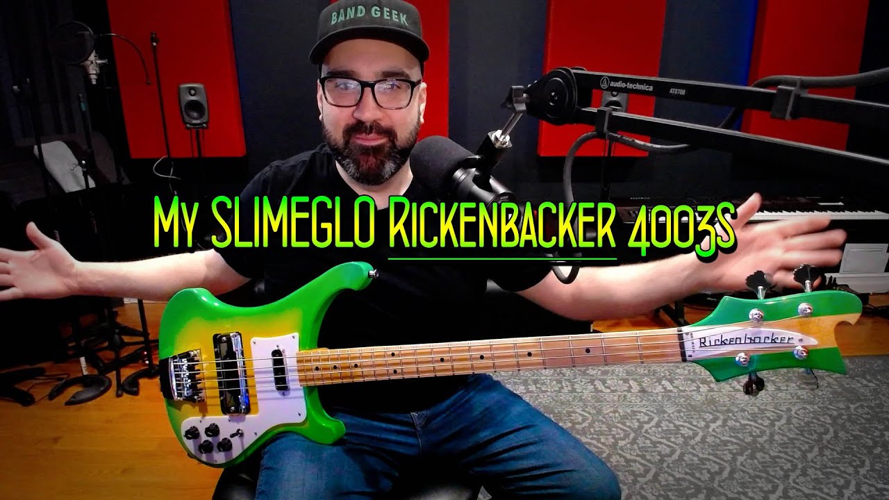 Мой Slimeglo Rickenbacker 4003s