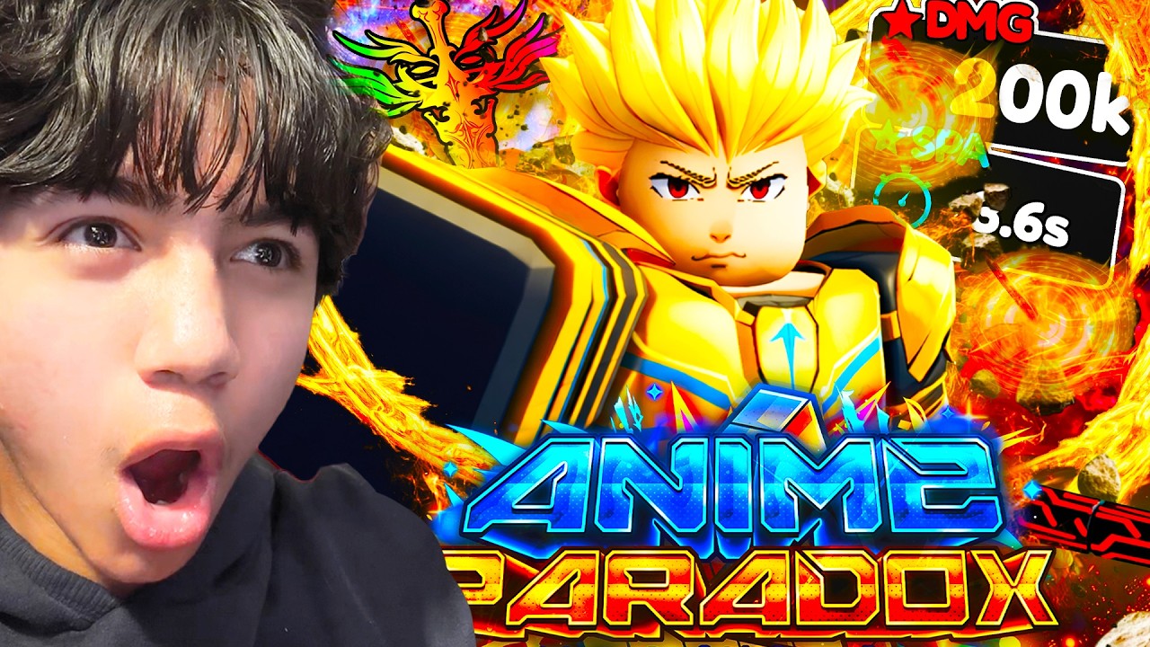 Я получил 0,1% Вечного Гильгамеша в Anime Paradox! (Roblox)