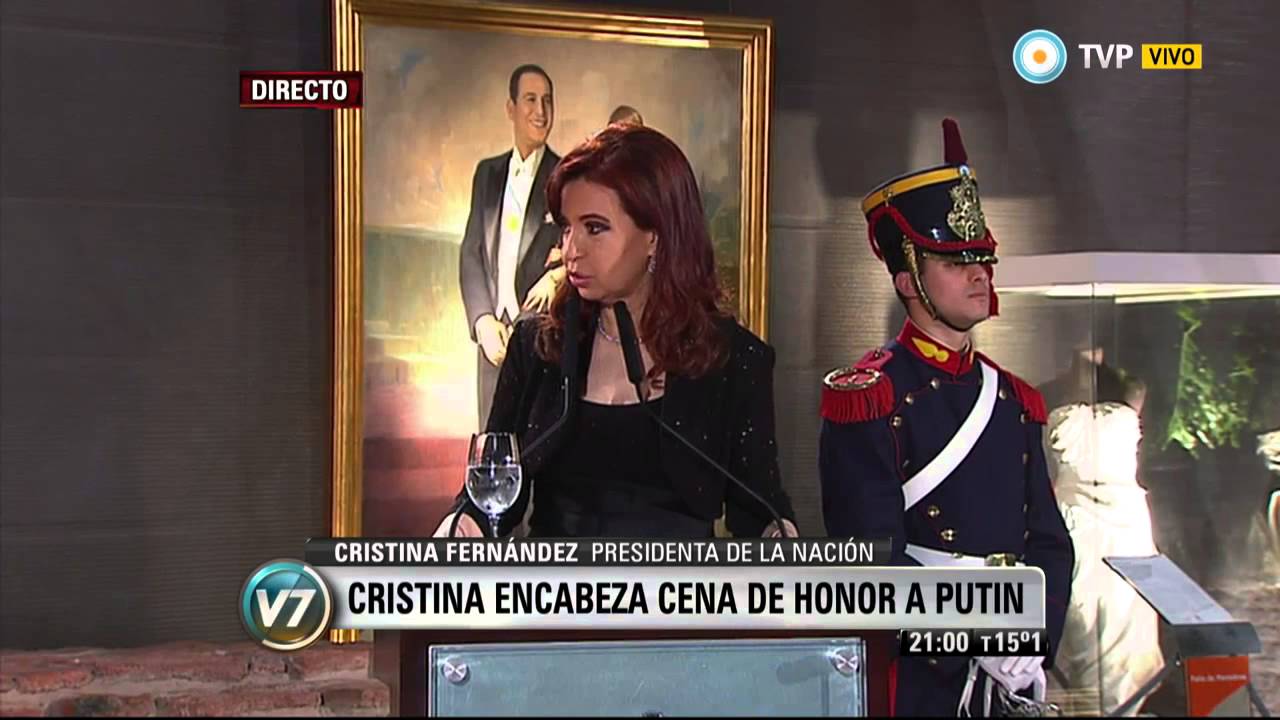Cena de honor al Presidente de la Federación Rusa, Vladimir Putin.