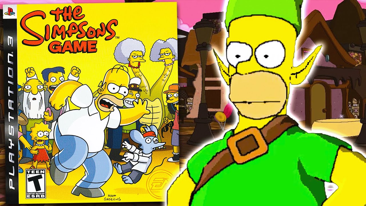The Simpsons Game es el JUEGO de Los Simpsons más RARO de TODOS