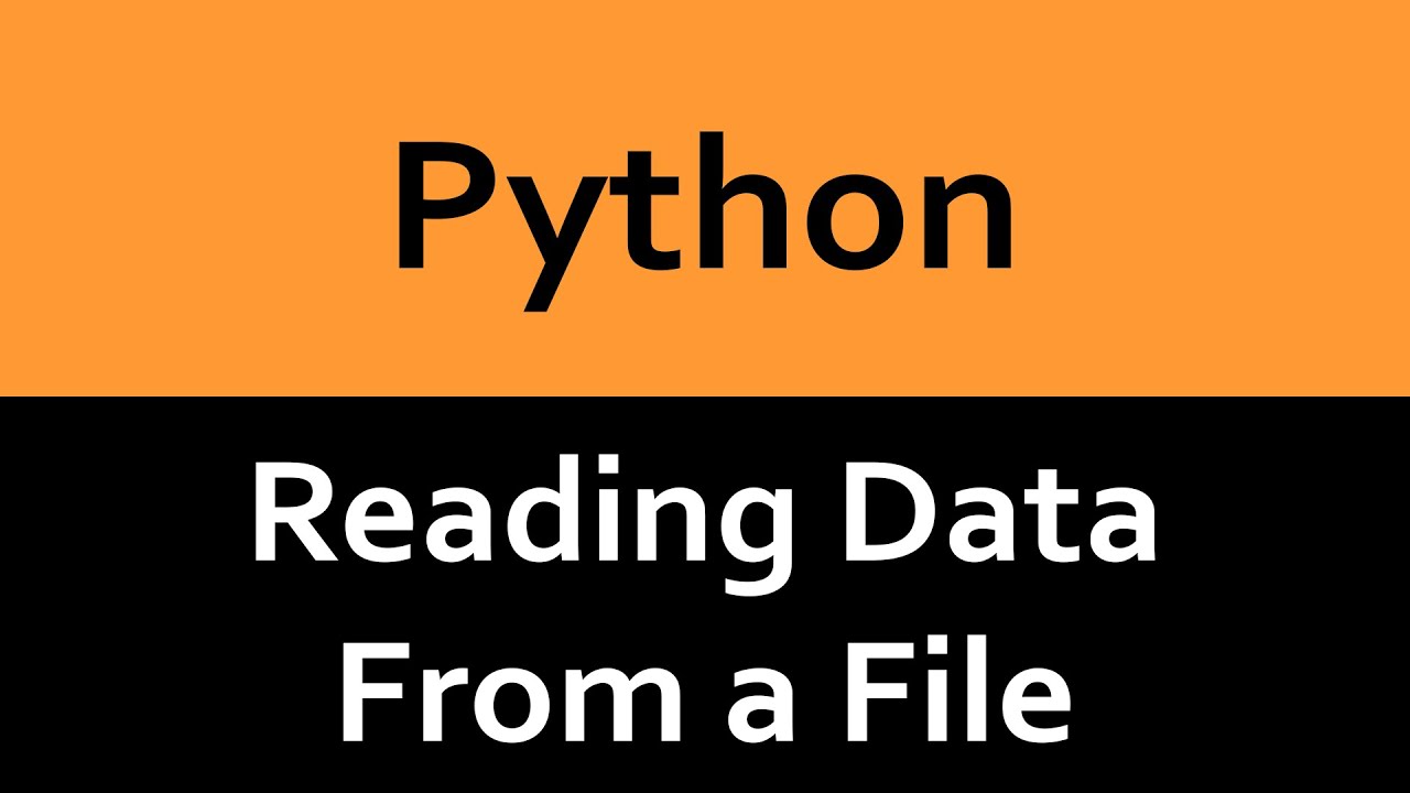 Reading Information a Text File in Python