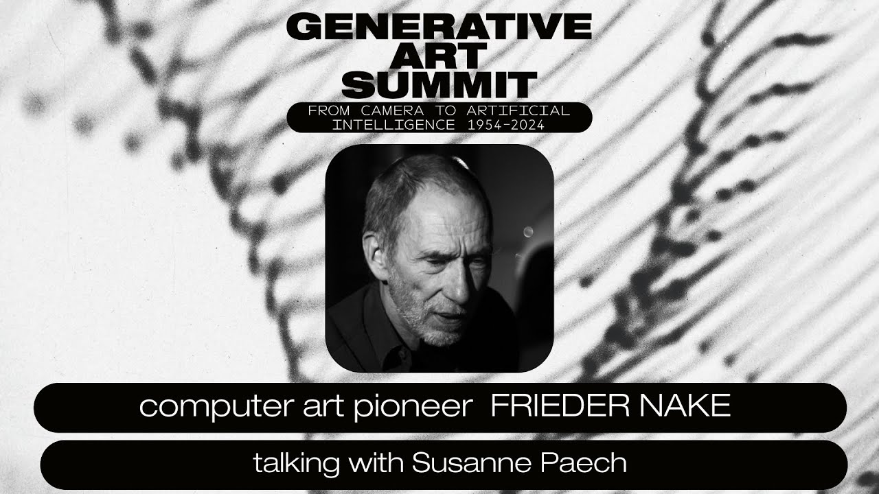 Generative Art Summit: Talk with Frieder Nake