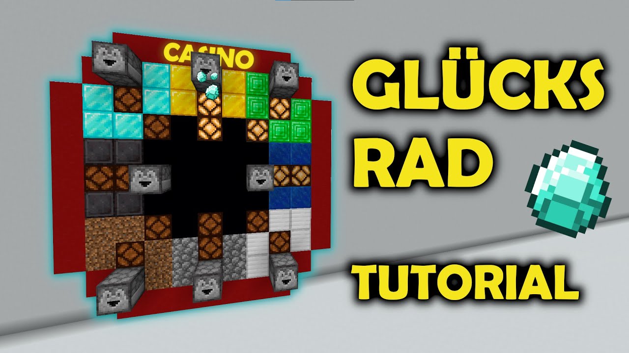 EINFACHES CASINO GLÜCKSRAD in Minecraft bauen! [Tutorial]