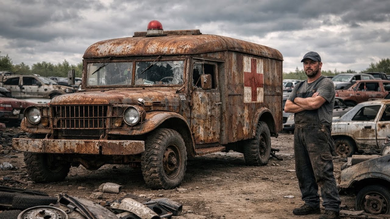 70-Year-Old Army Ambulance Restored from Rust | Dodge M43 Back to Life