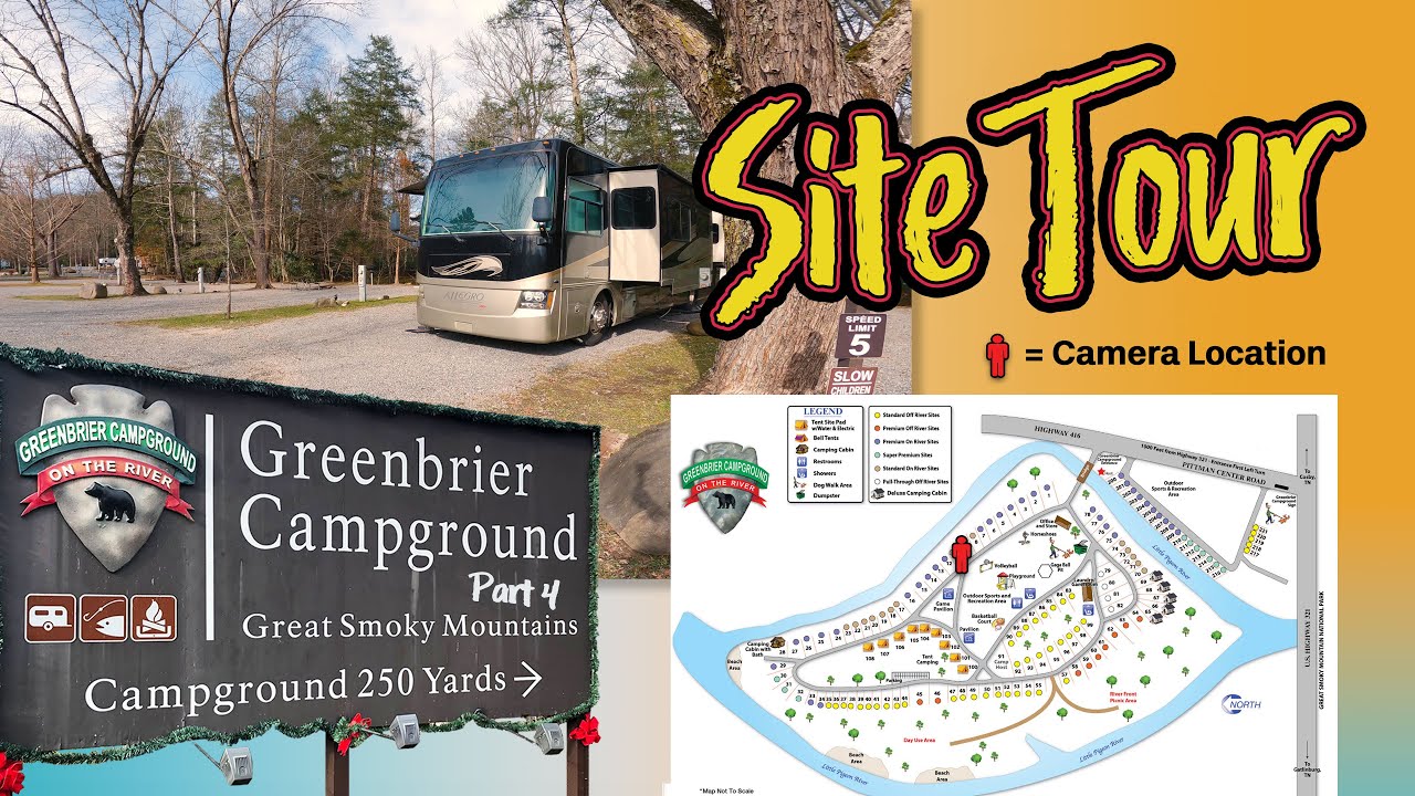 Campsite Tour of Greenbrier Campground! (Part 4) RV Camping in Gatlinburg | Great Smoky Mountains