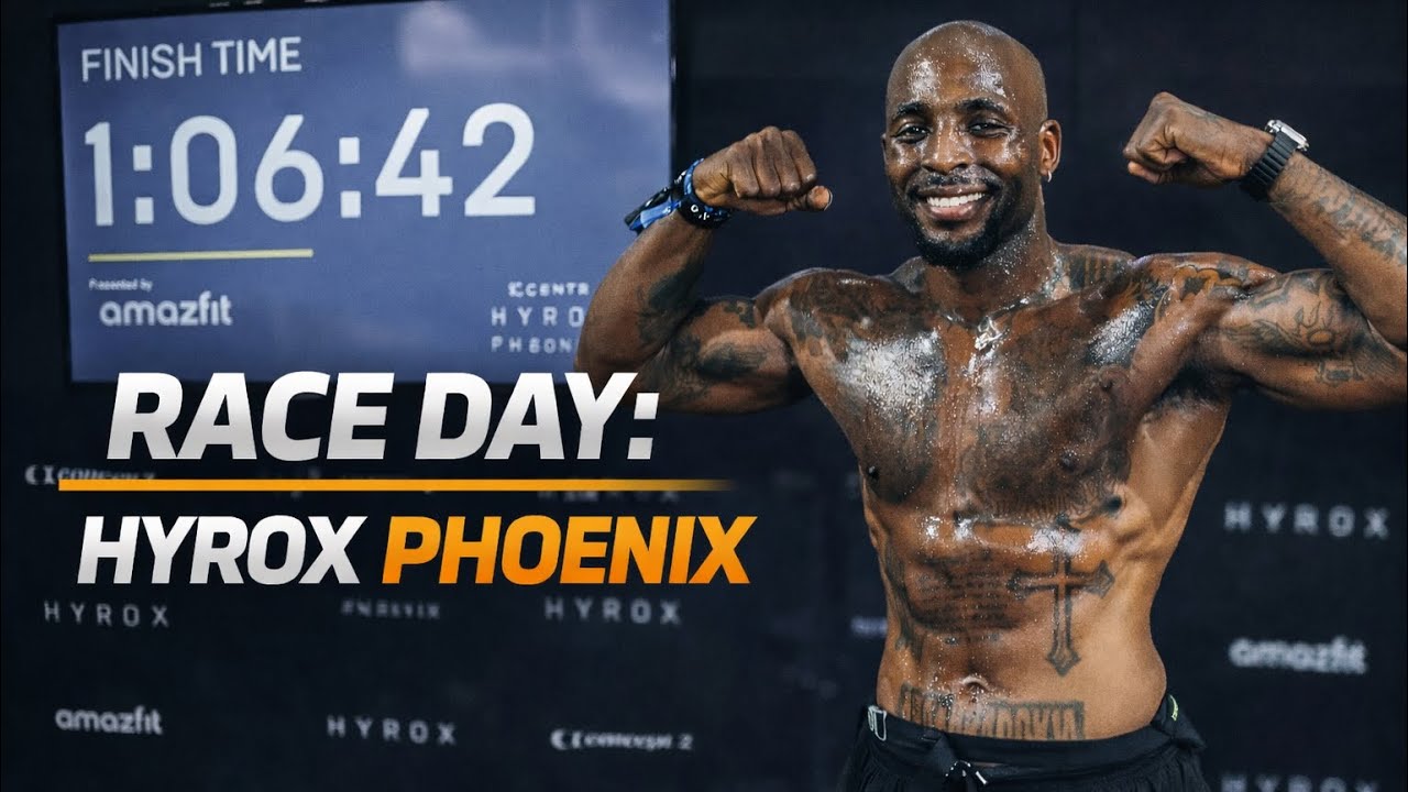 1:06 in My FIRST SOLO PRO HYROX | Phoenix Major Vlog + Race Highlights #hybridathlete #hyrox