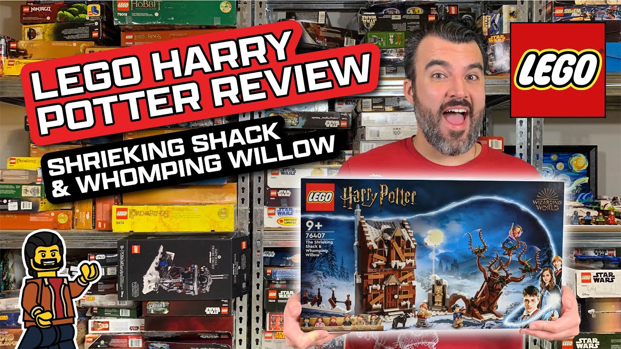 LEGO Review  - Shrieking Shack & Whomping Willow set (76407) - BrickBoyLego