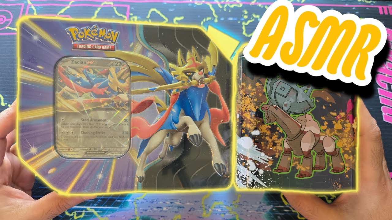 Pokemon tins from Walmart | Whispered ASMR
