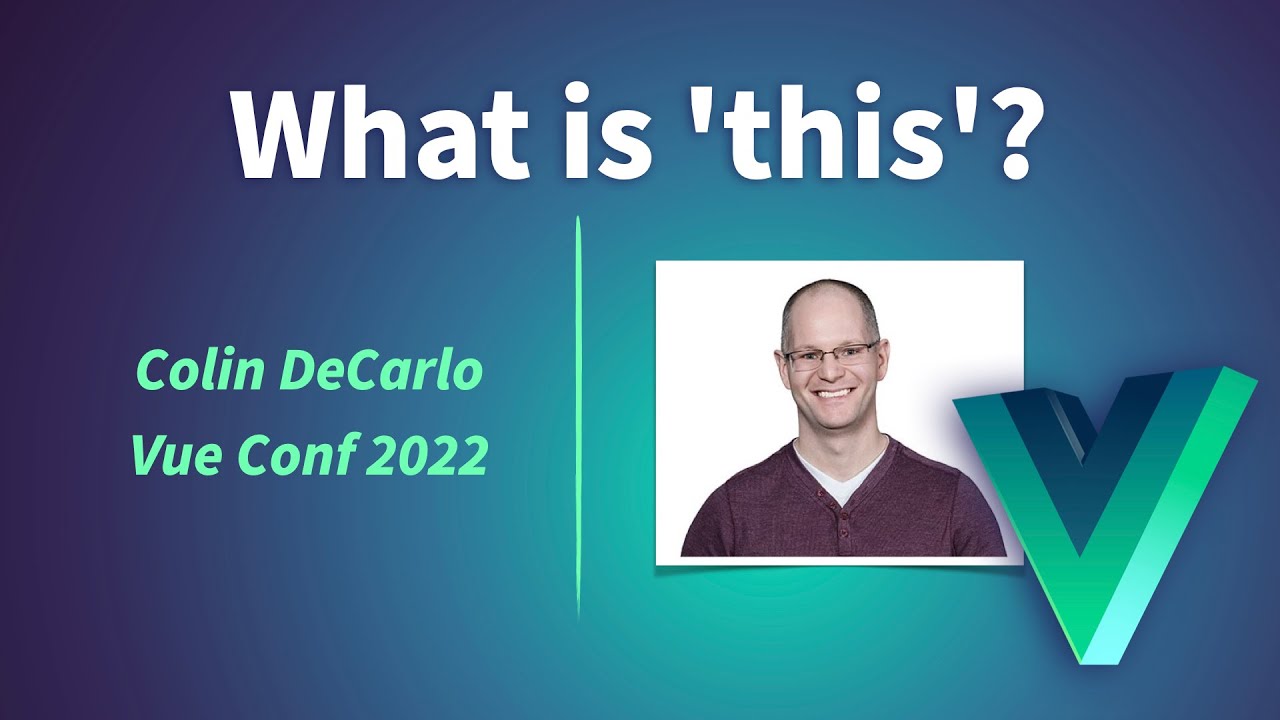 What is 'this' in Vue?