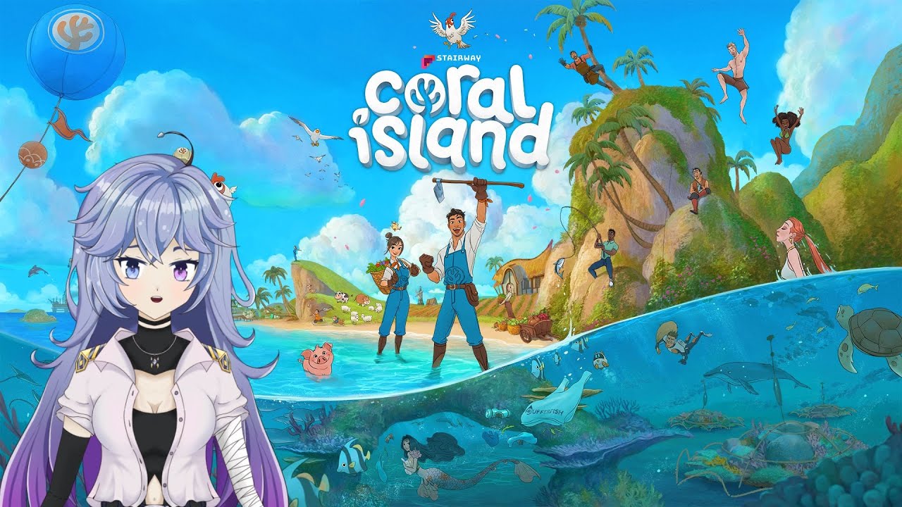 [ Coral Island] Siang Santai Gaes! MEDIASHAREON!!! #Vtuber