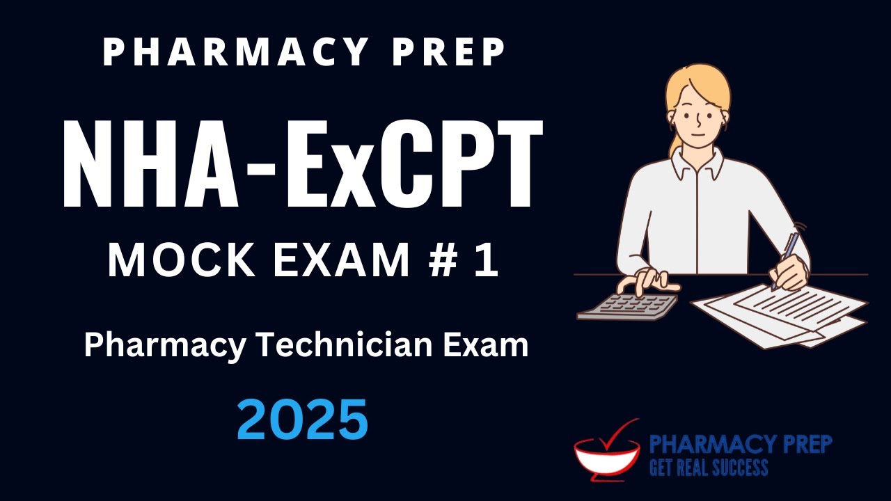 Экзамен NHA ExCPT на должность фармацевта-техника MOC 2025 [PTCE, PTCE, FPGEE, NAPLEX, PEBC]