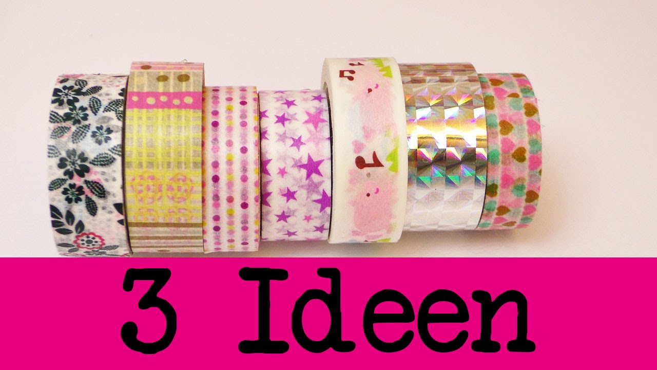 DIY Inspiration Challenge #39 Washitape 3 Ideen | Evas Challenge | Tutorial - Do it yourself HD