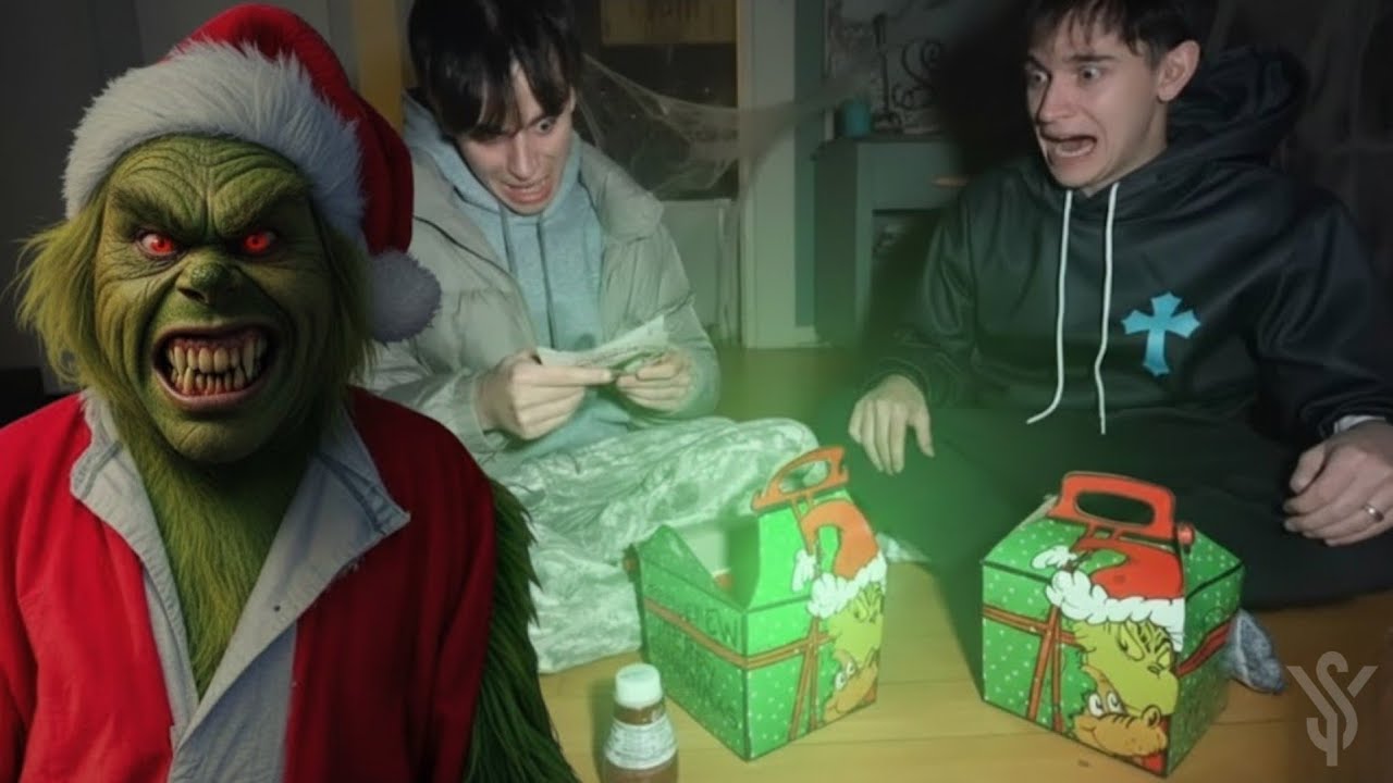 Лукас и Маркус Добре покупают новый набор продуктов GRINCH HAPPY NEW Meal в 3 часа ночи, и станов...