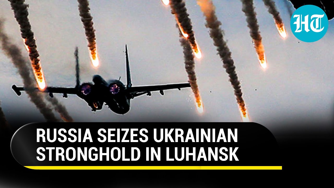 Russia's Roaring Jets, Tanks Capture Ukrainian Stronghold In Krasny Liman | Watch