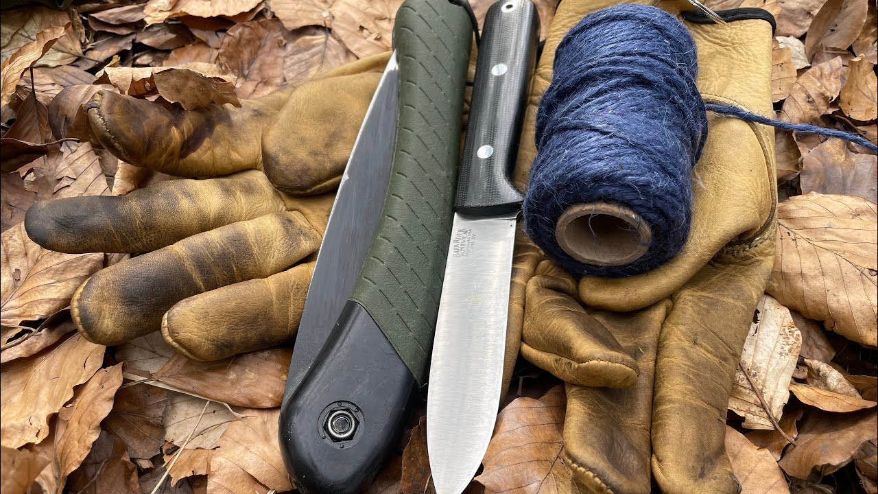 Bushcraftowy test klasycznego noża do lasu projektu Horace'a Kepharta ze stali CPM3V. BRK Kephart 4