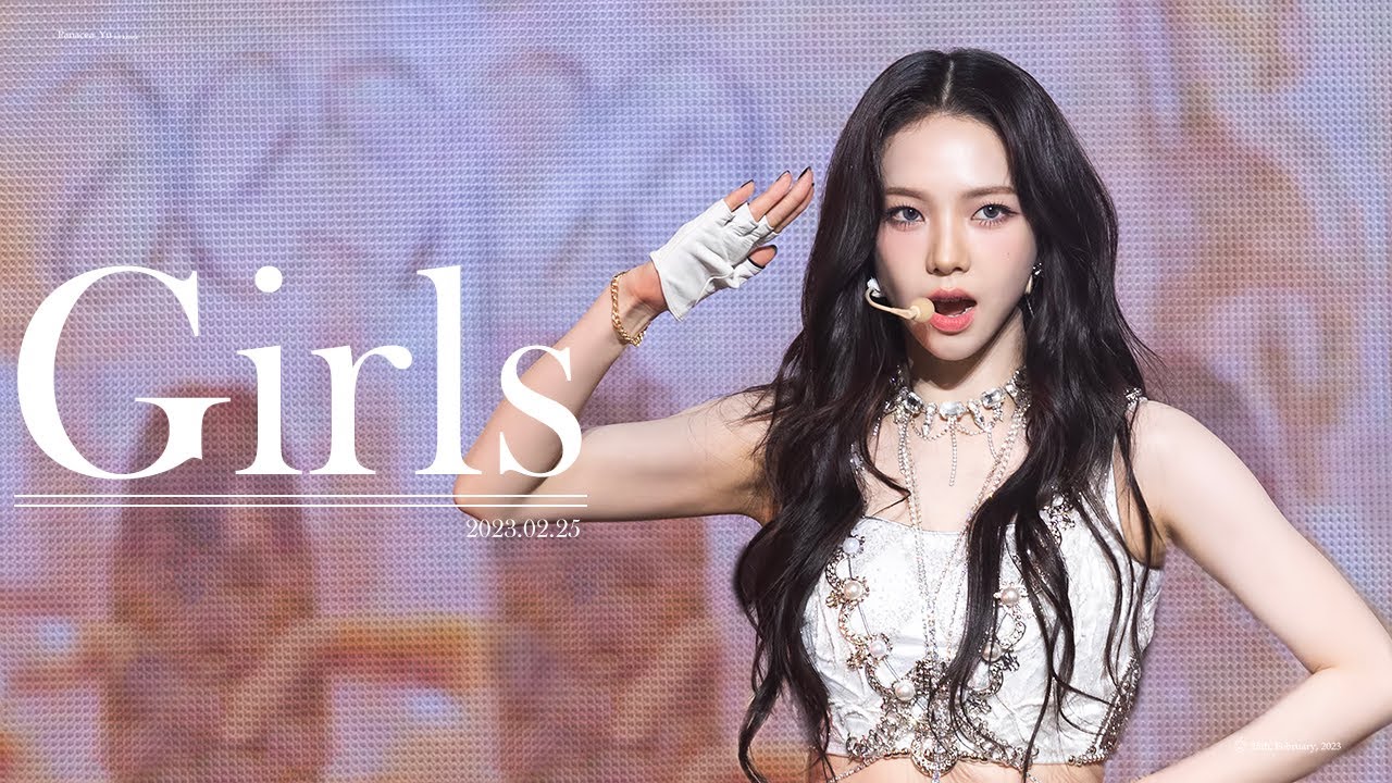 에스파 카리나 'Girls' (aespa KARINA FanCam) | 230225 aespa 1st Concert SYNK_HYPERLINE