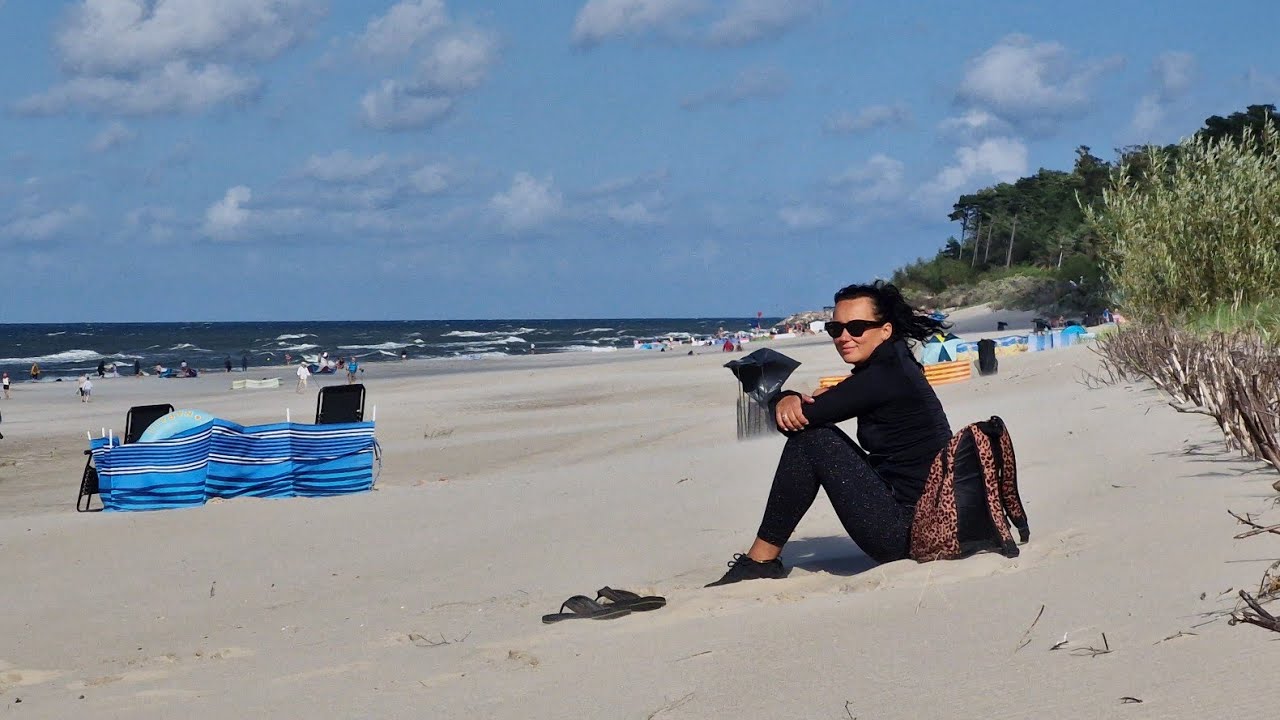 Długi vlog - Jastrzębia Góra i plaża Ostrowo 