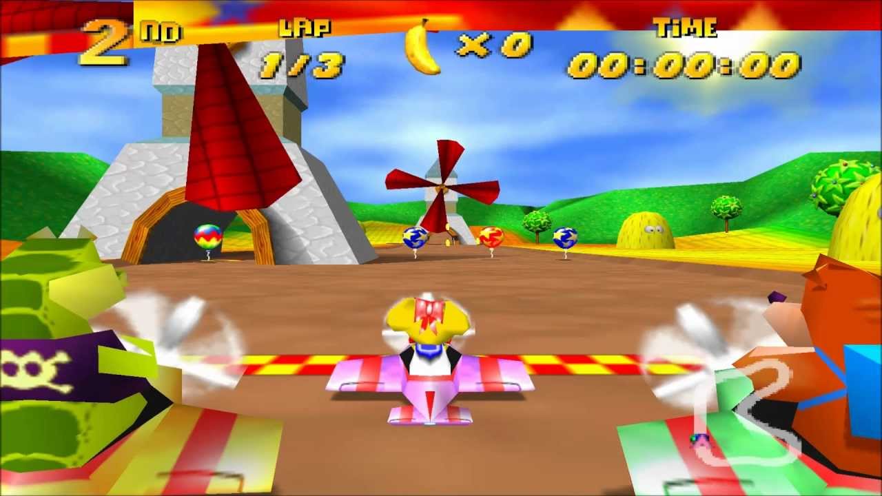 Diddy Kong Racing World 4 - Dragon Forest [HD]