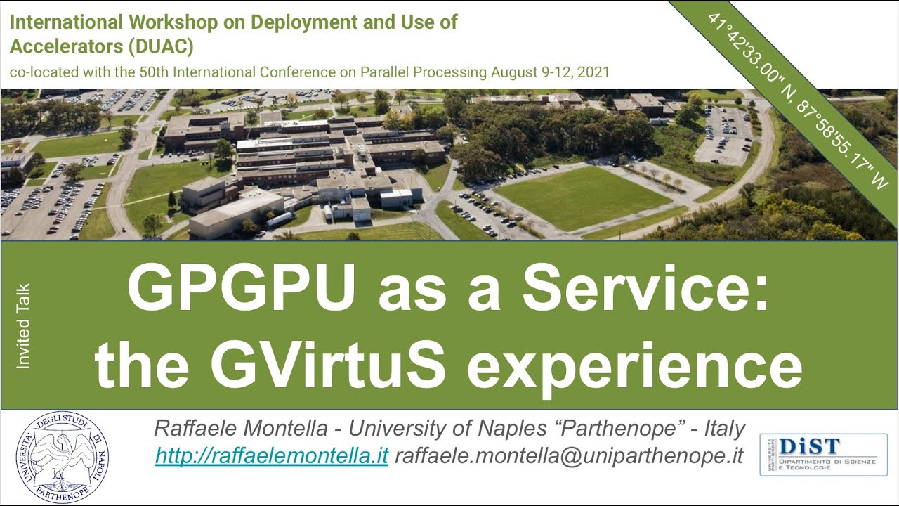 GPGPU as a Service: the GVirtuS Experience