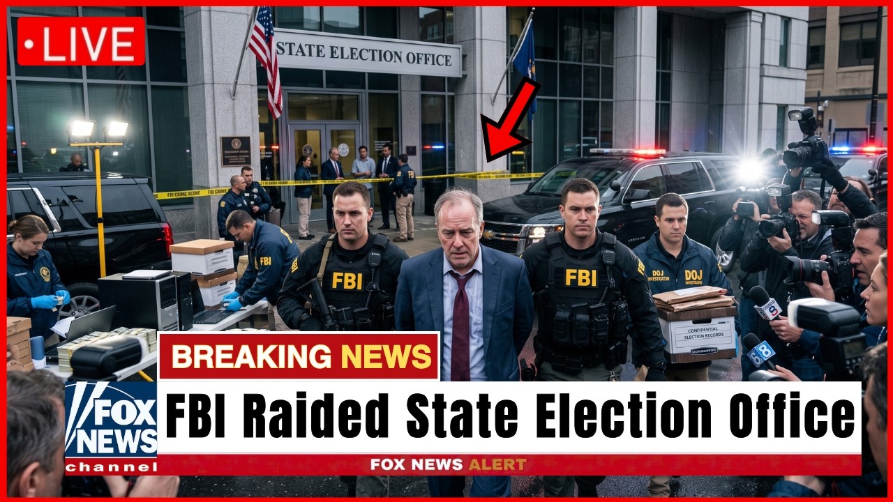 FBI & DOJ Raid State Election Office &mdash; $2.9B Bribery and Data Leak Network Exposed! | FBI RAIDS