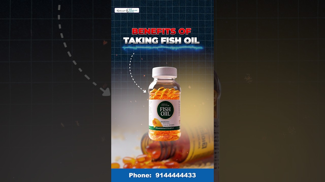 5 Benefits - Omega 3 For Hair Loss #shortsvideo #omega3