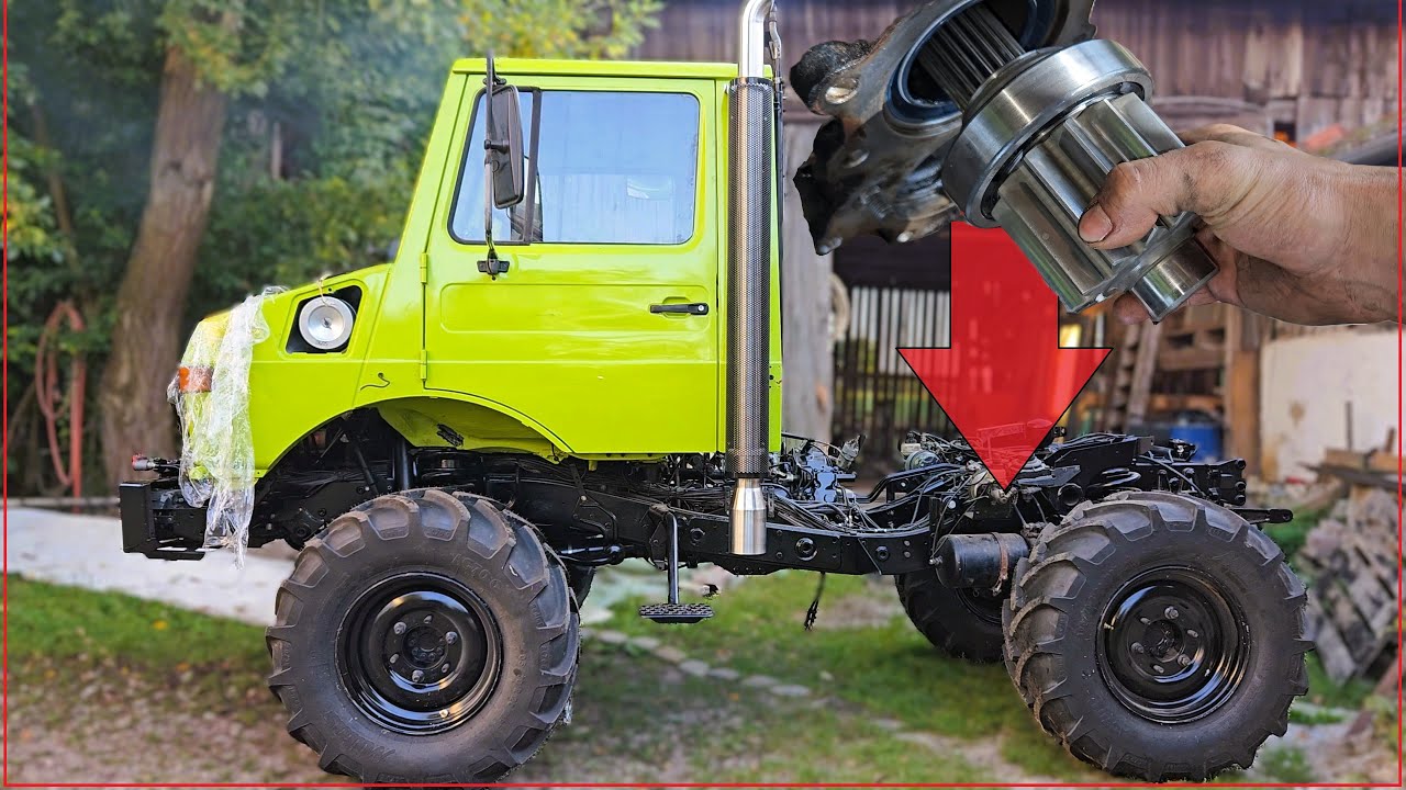 Unimog zuhause sandstrahlen? Vorgelege überholen und ER ROLLT! | Agrar-UNIMOG Restauration #15