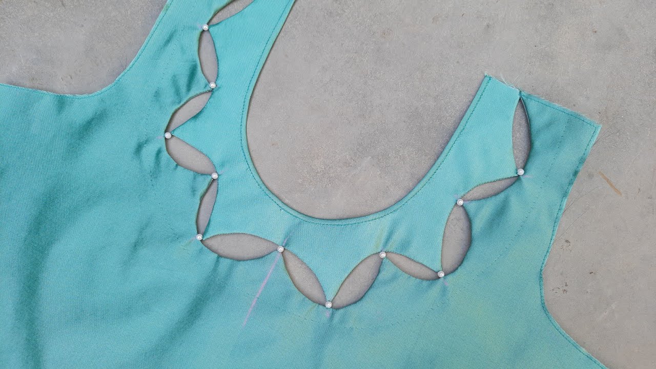 New Blouse Design Cutting And Stitching/Blouse Back  Neck Design @sajiddesigns