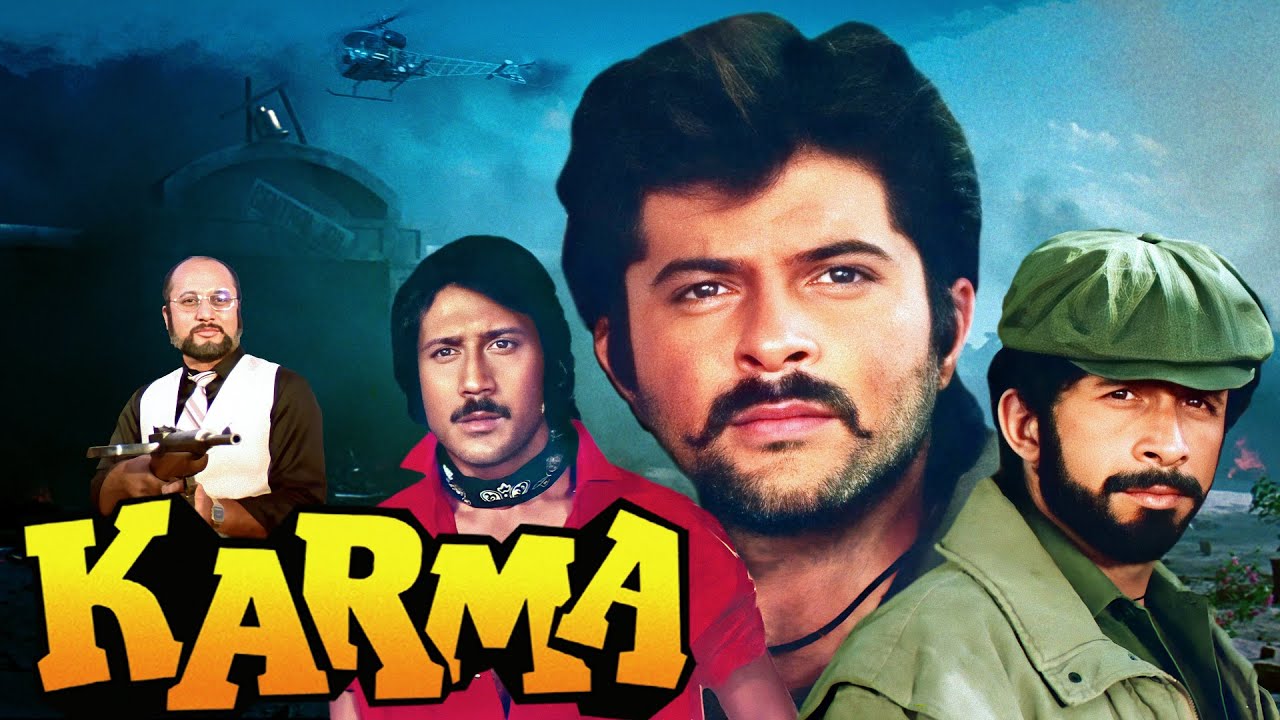 Karma (कर्मा) 1986 Full Movie | Jackie Shroff, Anil Kapoor, Anupam Kher | Action Pack Thriller Film