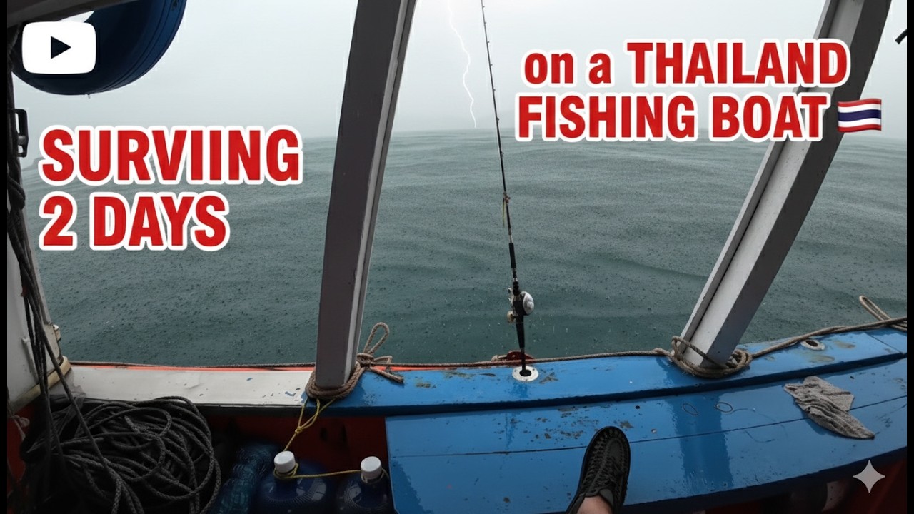 Surviving 2 days on a Thai fishing boat. Thailand deep sea fishing